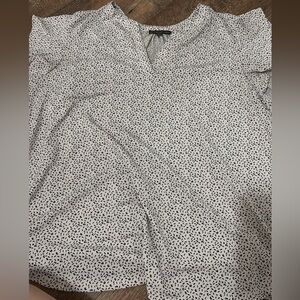 Adrianna Papell Black and White Blouse
